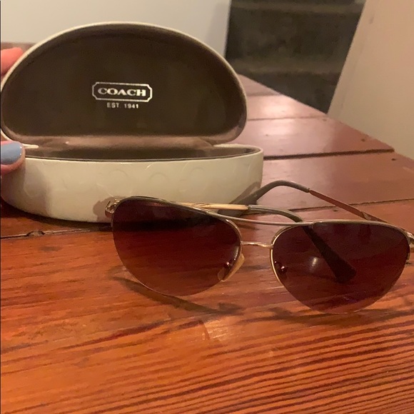Coach Aviator Sunglasses - Picture 2 of 4